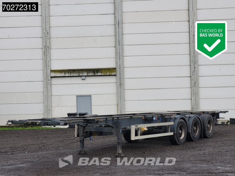 Container transporter/ Swap body semi-trailer LAG O-3-CC 3 axles Liftachse: picture 1