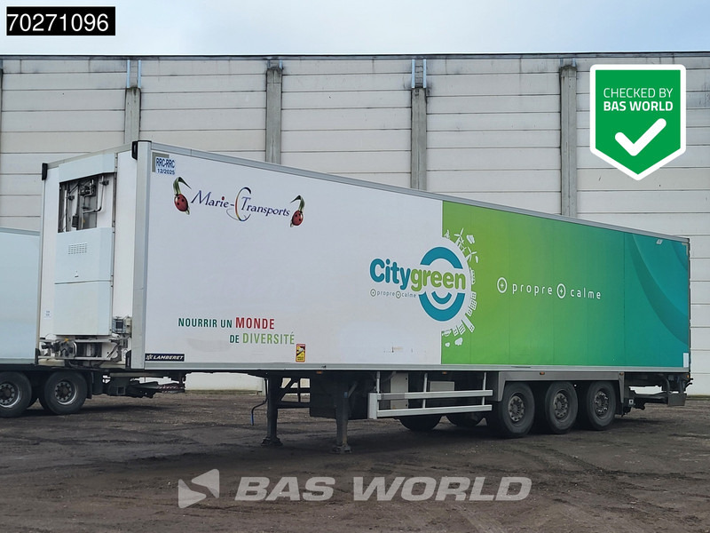 Refrigerator semi-trailer LAMBERET SR2B-5T8-1B Tailgate Liftachse SAF Sliding Wall LBW: picture 1