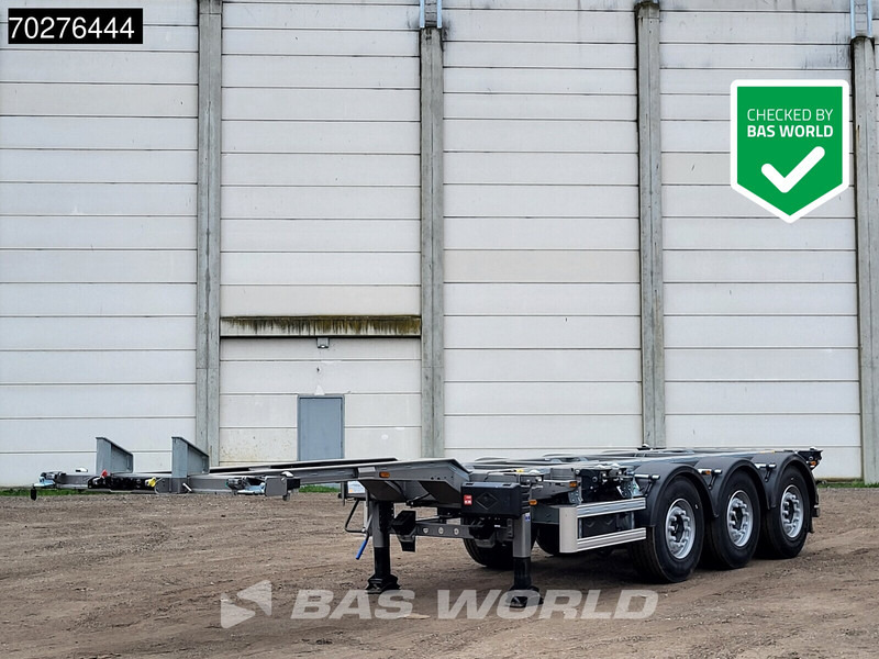 Lecitrailer SR3EC 3 axles UNUSED Liftachse Multi'45 - Container transporter/ Swap body semi-trailer: picture 1 Lecitrailer SR3EC 3 axles UNUSED Liftachse Multi'45 - Container transporter/ Swap body semi-trailer: picture 1