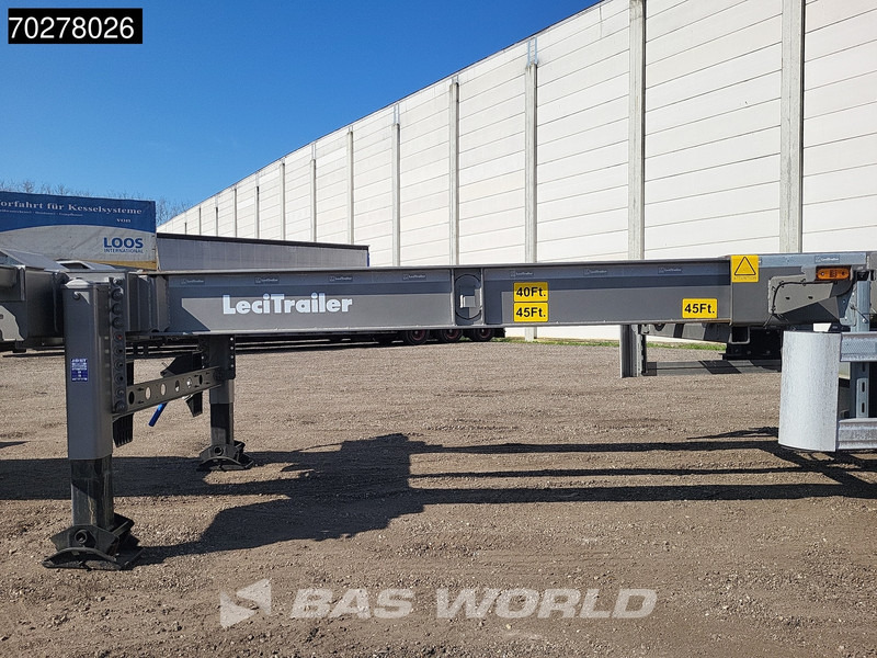 Lecitrailer SR3EC 3 axles UNUSED Liftachse Multi'45 - Container transporter/ Swap body semi-trailer: picture 5 Lecitrailer SR3EC 3 axles UNUSED Liftachse Multi'45 - Container transporter/ Swap body semi-trailer: picture 5