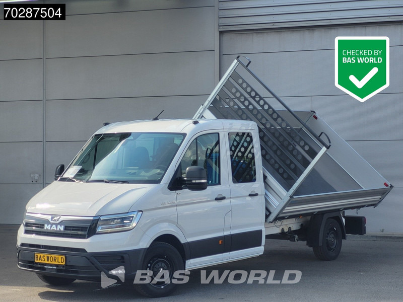 MAN TGE 3.180 Drie-Zijdige Automaat Kipper 2025-Facelift 180PK Trekhaak LED Airco Cruise Navi Euro6 Kipper Tipper Benne Kieper 3m3 A/C Towbar - Tipper van: picture 1 MAN TGE 3.180 Drie-Zijdige Automaat Kipper 2025-Facelift 180PK Trekhaak LED Airco Cruise Navi Euro6 Kipper Tipper Benne Kieper 3m3 A/C Towbar - Tipper van: picture 1