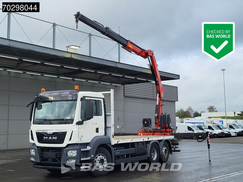 MAN TGS 26.360 6X2 Fassi F135A.0.22 Lift-Axle Euro 6 - Dropside/ Flatbed truck, Crane truck: picture 1 MAN TGS 26.360 6X2 Fassi F135A.0.22 Lift-Axle Euro 6 - Dropside/ Flatbed truck, Crane truck: picture 1