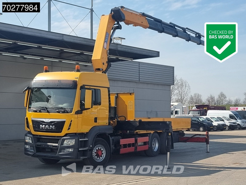 MAN TGS 26.480 6X4 HMF 5020 K6 Crane Kran 6x2H4 Hydrodrive Euro 6 - Dropside/ Flatbed truck, Crane truck: picture 1 MAN TGS 26.480 6X4 HMF 5020 K6 Crane Kran 6x2H4 Hydrodrive Euro 6 - Dropside/ Flatbed truck, Crane truck: picture 1