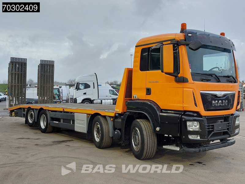 MAN TGS 35.400 8X2 Machine transporter Hydraulic Ramps Winch Lift+Steering Axle Euro 6 - Autotransporter truck: picture 3 MAN TGS 35.400 8X2 Machine transporter Hydraulic Ramps Winch Lift+Steering Axle Euro 6 - Autotransporter truck: picture 3