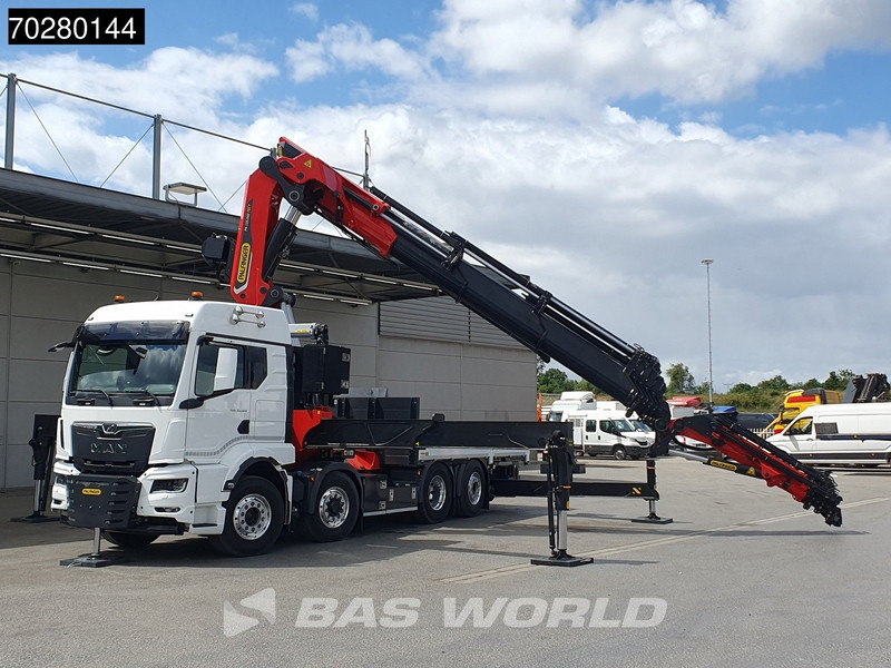 MAN TGS 35.520 8X4 Palfinger PK135.002 TEC 7 Kran Crane Hydrodrive Lift+steering axle Navi LED Euro 6 - Dropside/ Flatbed truck, Crane truck: picture 5 MAN TGS 35.520 8X4 Palfinger PK135.002 TEC 7 Kran Crane Hydrodrive Lift+steering axle Navi LED Euro 6 - Dropside/ Flatbed truck, Crane truck: picture 5