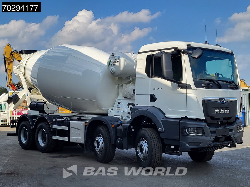 New Concrete mixer truck MAN TGS 41.440 8X4 NEW! 12m3 Stetter Mixer Big-Axle Steelsuspension Automatic Euro 6: picture 15