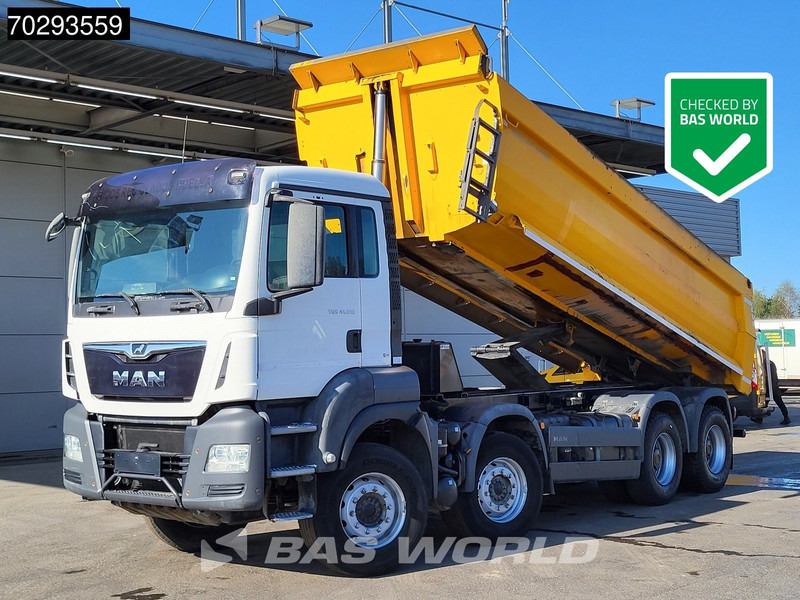 MAN TGS 41.510 8X4 19m3 Meiller tipper Steelsuspension Manual Big-Axle Euro 6 - Tipper: picture 1 MAN TGS 41.510 8X4 19m3 Meiller tipper Steelsuspension Manual Big-Axle Euro 6 - Tipper: picture 1