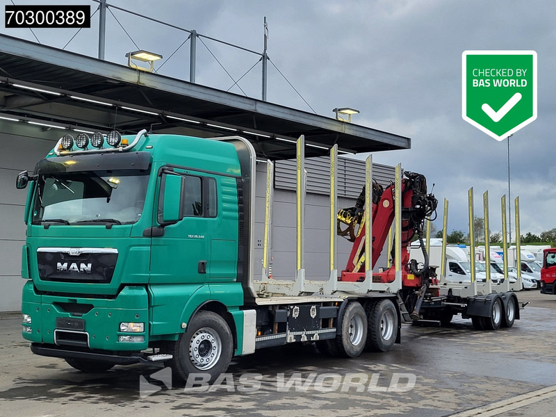 MAN TGX 26.540 6X4 Combi TAJFUN L150Z.96 woodcrane Holztransport Manual Retarder Euro 5 - Timber truck, Crane truck: picture 1 MAN TGX 26.540 6X4 Combi TAJFUN L150Z.96 woodcrane Holztransport Manual Retarder Euro 5 - Timber truck, Crane truck: picture 1