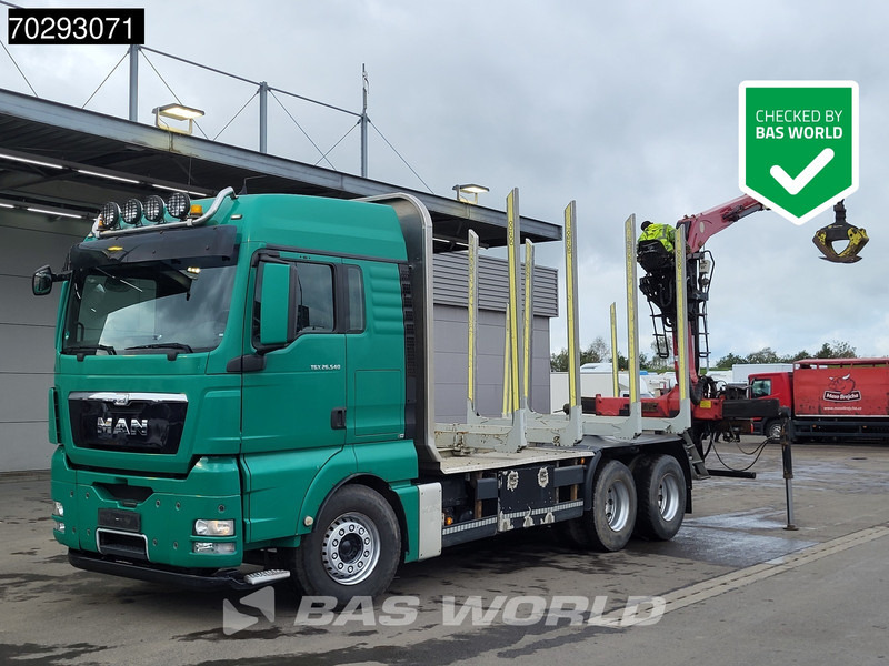 MAN TGX 26.540 6X4 TAJFUN L150Z.96 woodcrane Holztransport Manual Retarder Euro 5 - Timber truck, Crane truck: picture 1 MAN TGX 26.540 6X4 TAJFUN L150Z.96 woodcrane Holztransport Manual Retarder Euro 5 - Timber truck, Crane truck: picture 1