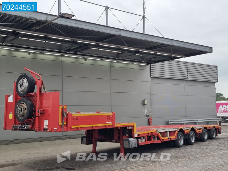 MEUSBURGER MTS-4 2xAusziehbar bis 21M Lift + 4xLenkachse - Low loader semi-trailer: picture 5 MEUSBURGER MTS-4 2xAusziehbar bis 21M Lift + 4xLenkachse - Low loader semi-trailer: picture 5