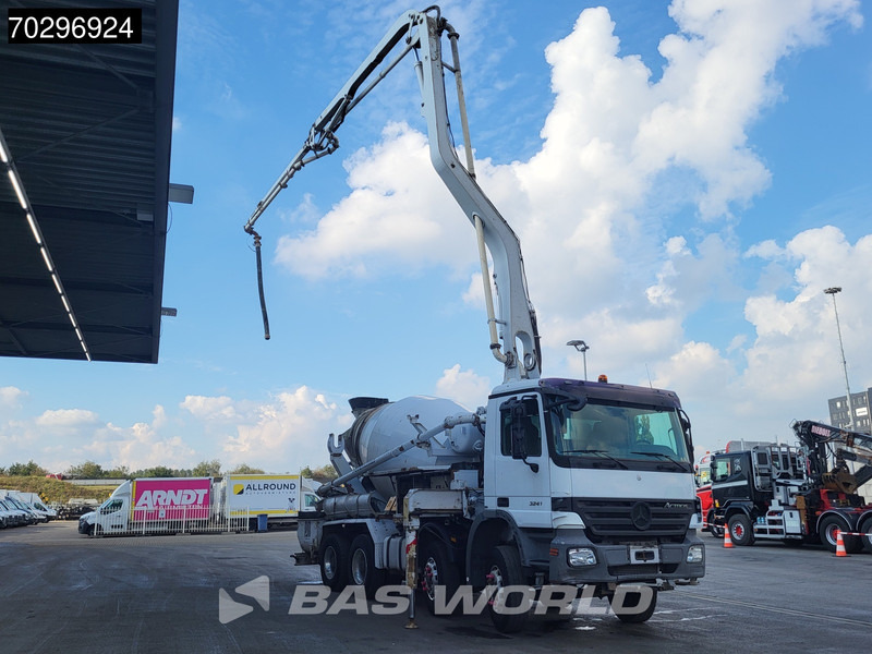 Mercedes-Benz Actros 3241 8X4 Putzmeister TMM 21 PUMI 7m3 Liebherr mixer 3-Pedals Big-Axle Euro 3 - Concrete mixer truck: picture 5 Mercedes-Benz Actros 3241 8X4 Putzmeister TMM 21 PUMI 7m3 Liebherr mixer 3-Pedals Big-Axle Euro 3 - Concrete mixer truck: picture 5