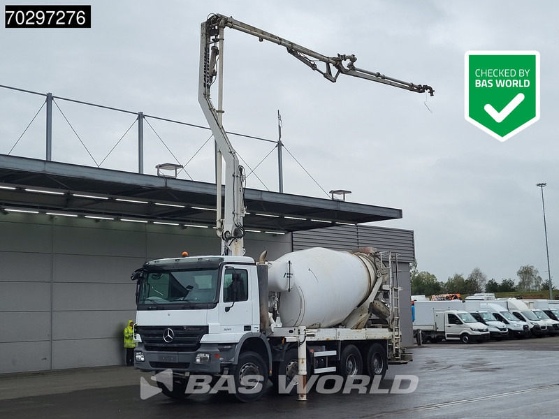 Mercedes-Benz Actros 3241 8X4 SCHWING FBP 21-100 PUMI 7m3 Mixer 3-Pedals Big-Axle Euro 4 - Concrete pump truck: picture 1 Mercedes-Benz Actros 3241 8X4 SCHWING FBP 21-100 PUMI 7m3 Mixer 3-Pedals Big-Axle Euro 4 - Concrete pump truck: picture 1