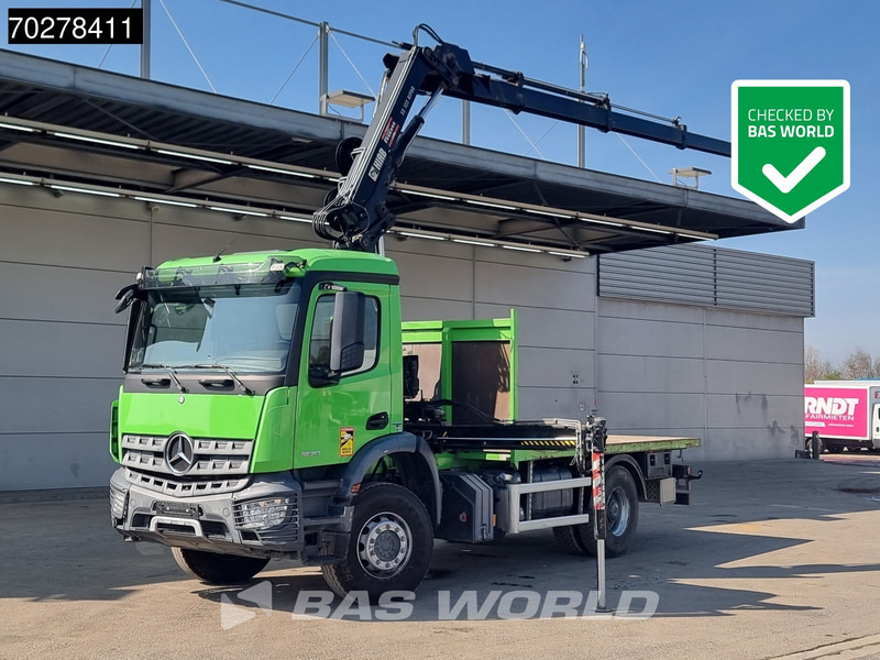 Mercedes-Benz Arocs 1830 4X2 Hiab 122 ES-3 HIPRO Kran Crane Big-Axle Euro 6 - Dropside/ Flatbed truck, Crane truck: picture 1 Mercedes-Benz Arocs 1830 4X2 Hiab 122 ES-3 HIPRO Kran Crane Big-Axle Euro 6 - Dropside/ Flatbed truck, Crane truck: picture 1