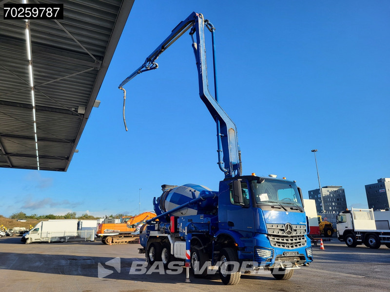 Mercedes-Benz Arocs 3251 8X4 PUMI Putzmeister TMM 24 + Liebherr 7m3 Mixer Retarder Euro 6 - Concrete pump truck: picture 3 Mercedes-Benz Arocs 3251 8X4 PUMI Putzmeister TMM 24 + Liebherr 7m3 Mixer Retarder Euro 6 - Concrete pump truck: picture 3