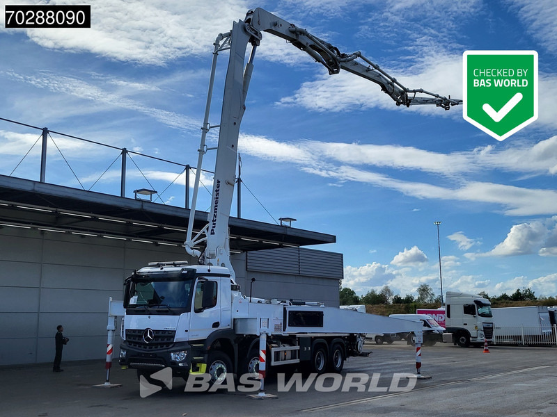 Mercedes-Benz Arocs 3740 8X4 Putzmeister M42-5 Betonpomp Big-Axle Steelsuspension Euro 6 - Concrete pump truck: picture 1 Mercedes-Benz Arocs 3740 8X4 Putzmeister M42-5 Betonpomp Big-Axle Steelsuspension Euro 6 - Concrete pump truck: picture 1