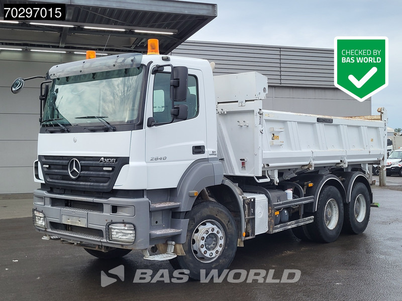 Mercedes-Benz Axor 2640 6X4 10m3 Meiller Tipper Steelsuspension Manual Euro 4 - Tipper: picture 1 Mercedes-Benz Axor 2640 6X4 10m3 Meiller Tipper Steelsuspension Manual Euro 4 - Tipper: picture 1