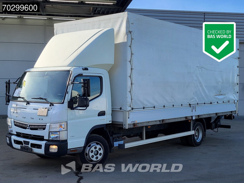 Mitsubishi Fuso 7C 18 4X2 7.5tonner curtainsider Automatic Ladebordwand Euro 6 - Curtainsider truck: picture 1 Mitsubishi Fuso 7C 18 4X2 7.5tonner curtainsider Automatic Ladebordwand Euro 6 - Curtainsider truck: picture 1