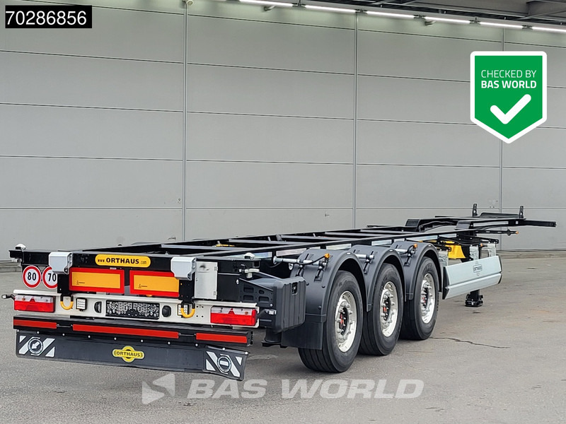 Orthaus CGS 3 axles NEW Liftachse 40ft 45ft SAF - Container transporter/ Swap body semi-trailer: picture 1 Orthaus CGS 3 axles NEW Liftachse 40ft 45ft SAF - Container transporter/ Swap body semi-trailer: picture 1