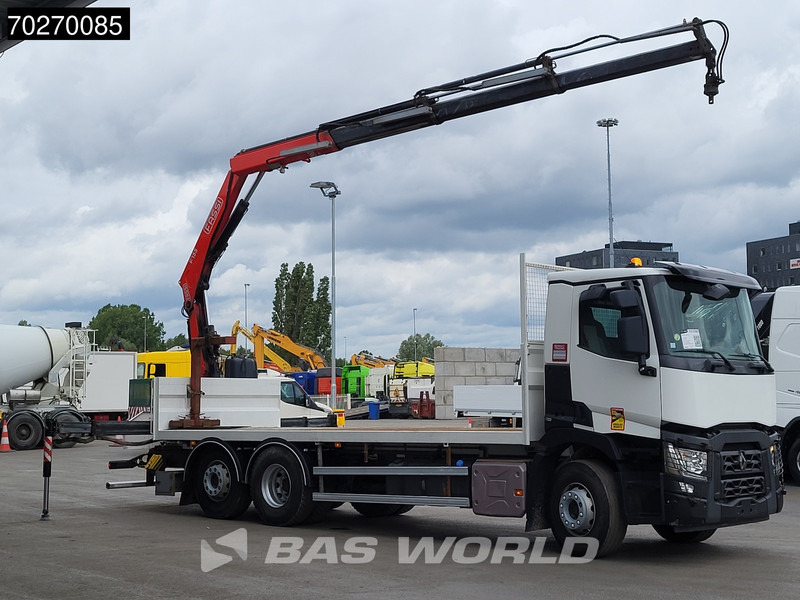 Renault C 380 6X2 Fassi F155A.0.23 E-ACTIVE Remote Control Euro 6 - Dropside/ Flatbed truck, Crane truck: picture 3 Renault C 380 6X2 Fassi F155A.0.23 E-ACTIVE Remote Control Euro 6 - Dropside/ Flatbed truck, Crane truck: picture 3
