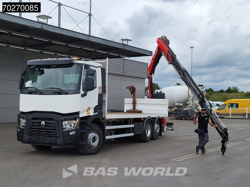 Renault C 380 6X2 Fassi F155A.0.23 E-ACTIVE Remote Control Euro 6 - Dropside/ Flatbed truck, Crane truck: picture 5 Renault C 380 6X2 Fassi F155A.0.23 E-ACTIVE Remote Control Euro 6 - Dropside/ Flatbed truck, Crane truck: picture 5