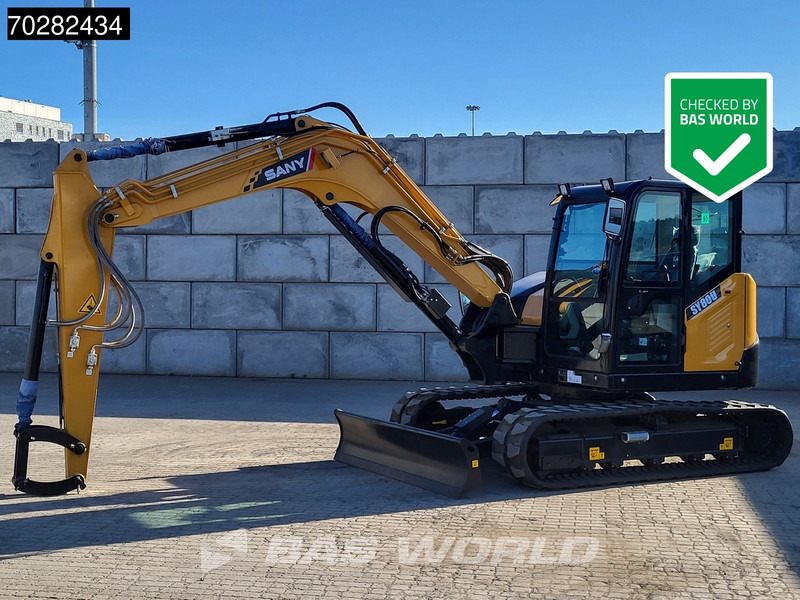 Sany SY80 U A/C - Mini excavator: picture 1 Sany SY80 U A/C - Mini excavator: picture 1