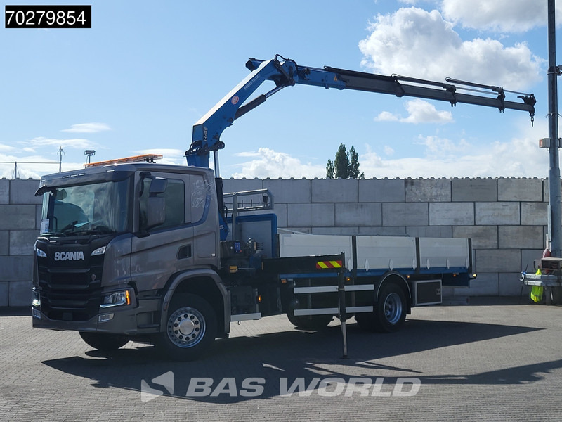 Scania P280 4X2 HMF 1420K-RC Kran Crane Automatic Euro 6 - Dropside/ Flatbed truck, Crane truck: picture 1 Scania P280 4X2 HMF 1420K-RC Kran Crane Automatic Euro 6 - Dropside/ Flatbed truck, Crane truck: picture 1