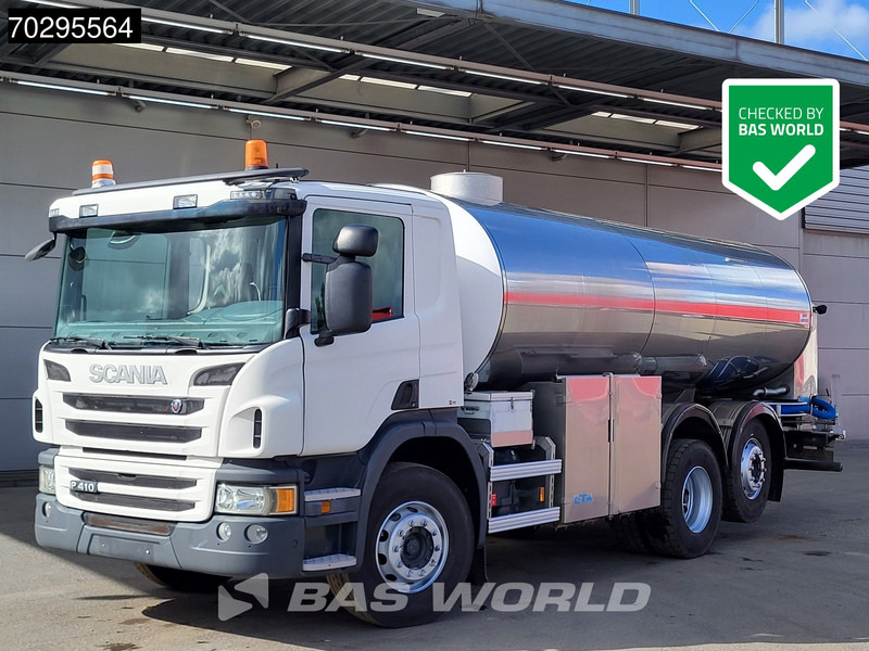 Scania P410 P 6X2 16000 Liter Tanker truck Automatic Retarder Lift+Steering axle Euro 6 - Tank truck: picture 1 Scania P410 P 6X2 16000 Liter Tanker truck Automatic Retarder Lift+Steering axle Euro 6 - Tank truck: picture 1
