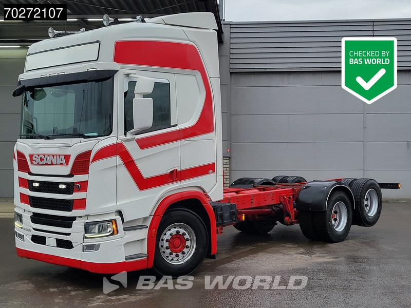 Scania R500 6X2 Chassis Retarder ACC Navi Liftachse Automatic Euro 6 - Cab chassis truck: picture 1 Scania R500 6X2 Chassis Retarder ACC Navi Liftachse Automatic Euro 6 - Cab chassis truck: picture 1