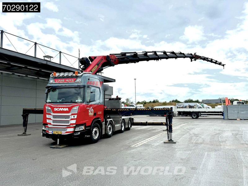 Scania R500 8X2 NL-Truck Palfinger PK165002 TEC 7 Crane Winch Fly-Jib Retarder Lift+steering - Dropside/ Flatbed truck, Crane truck: picture 2 Scania R500 8X2 NL-Truck Palfinger PK165002 TEC 7 Crane Winch Fly-Jib Retarder Lift+steering - Dropside/ Flatbed truck, Crane truck: picture 2