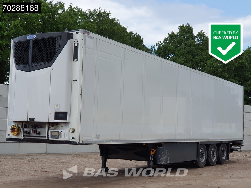 Schmitz Cargobull Carrier 3 axles Doppelverdampfer Tailgate Palettenkasten Blumenbreit LBW ATP-FRC 89m3 - Refrigerator semi-trailer: picture 1 Schmitz Cargobull Carrier 3 axles Doppelverdampfer Tailgate Palettenkasten Blumenbreit LBW ATP-FRC 89m3 - Refrigerator semi-trailer: picture 1