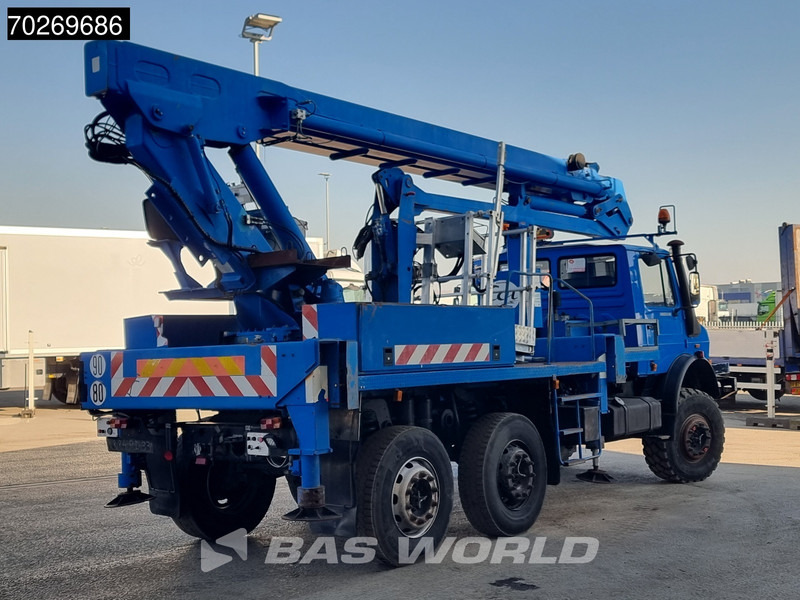 Crane truck Unimog U2450L 6X6 Unimog Engin EGI TP 226 hubarbeitsbühne Manual Euro 2: picture 6 Crane truck Unimog U2450L 6X6 Unimog Engin EGI TP 226 hubarbeitsbühne Manual Euro 2: picture 6