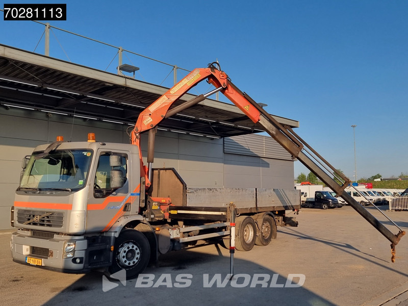 Dropside/ Flatbed truck, Crane truck Volvo FE 280 6X2 NL-Truck Palfinger PK15500 Kran CraneManual Liftachse Euro 4: picture 5