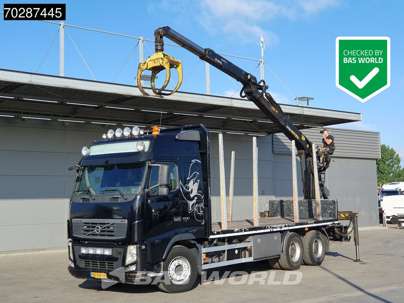 Volvo FH 500 FH 6X4 NL-Truck Palfinger Epsilon Q150L80 wood crane Big-Axle VEB+ Navi Euro 5 - Dropside/ Flatbed truck, Crane truck: picture 1 Volvo FH 500 FH 6X4 NL-Truck Palfinger Epsilon Q150L80 wood crane Big-Axle VEB+ Navi Euro 5 - Dropside/ Flatbed truck, Crane truck: picture 1