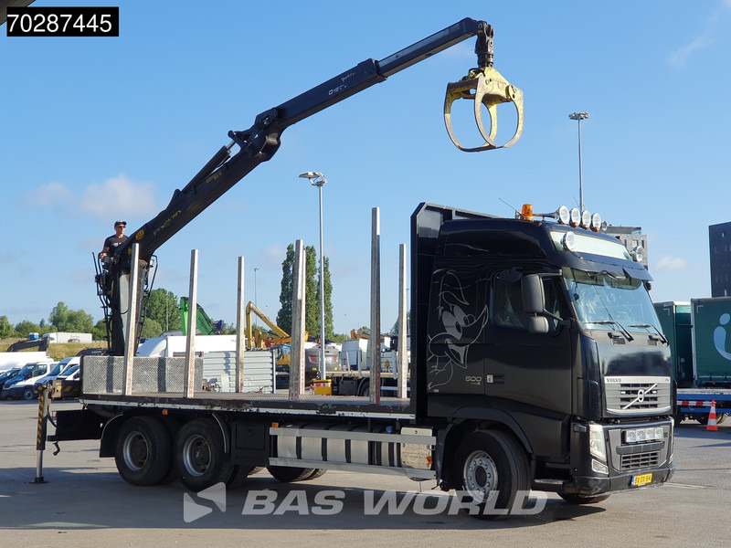 Volvo FH 500 FH 6X4 NL-Truck Palfinger Epsilon Q150L80 wood crane Big-Axle VEB+ Navi Euro 5 - Dropside/ Flatbed truck, Crane truck: picture 3 Volvo FH 500 FH 6X4 NL-Truck Palfinger Epsilon Q150L80 wood crane Big-Axle VEB+ Navi Euro 5 - Dropside/ Flatbed truck, Crane truck: picture 3