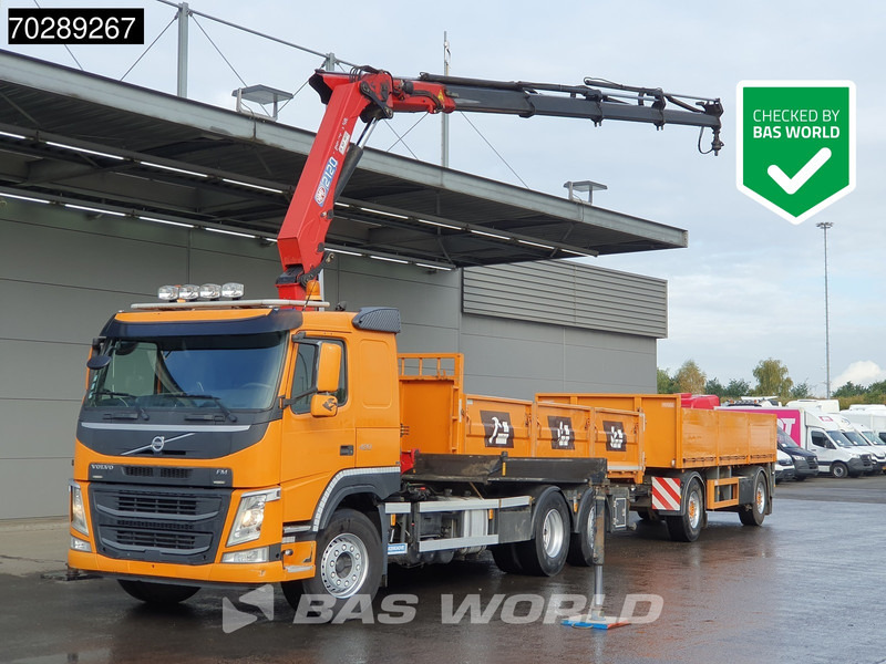 Volvo FM 420 6X2 Combi HMF 2120 K 4 Crane Kran Lift+lenkasche Euro 6 - Tipper, Crane truck: picture 1 Volvo FM 420 6X2 Combi HMF 2120 K 4 Crane Kran Lift+lenkasche Euro 6 - Tipper, Crane truck: picture 1