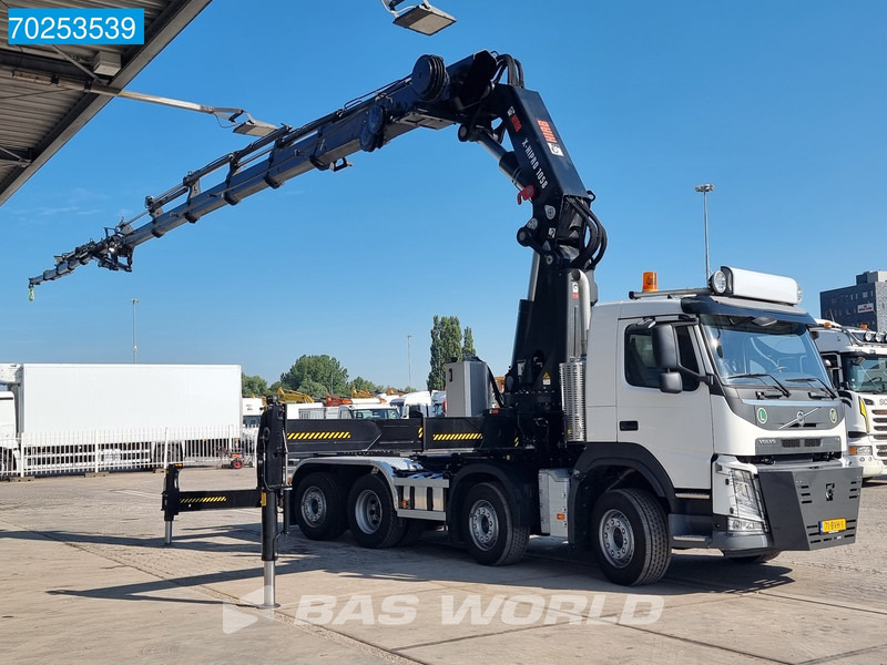Volvo FM 420 8X2 Repaired Damage Hiab X-Hipro 1058E-6 Kran Crane Lift-Lenkachse - Container transporter/ Swap body truck, Crane truck: picture 3 Volvo FM 420 8X2 Repaired Damage Hiab X-Hipro 1058E-6 Kran Crane Lift-Lenkachse - Container transporter/ Swap body truck, Crane truck: picture 3