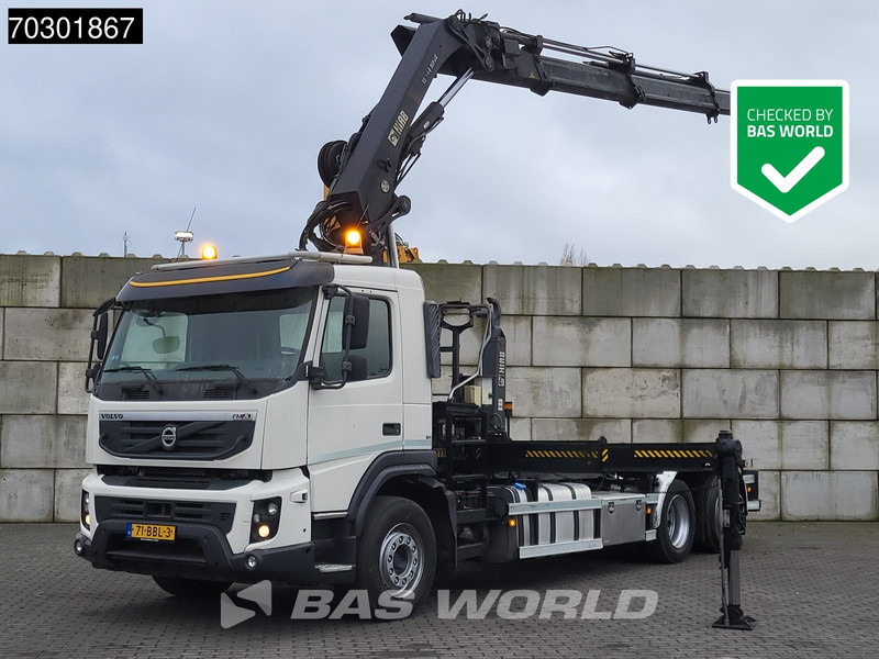 Volvo FMX 370 FMX 6X2 HIAB 244 E P-3 Hipro Kran + XR21S56 containersystem Lift+steering - Hook lift truck, Crane truck: picture 1 Volvo FMX 370 FMX 6X2 HIAB 244 E P-3 Hipro Kran + XR21S56 containersystem Lift+steering - Hook lift truck, Crane truck: picture 1