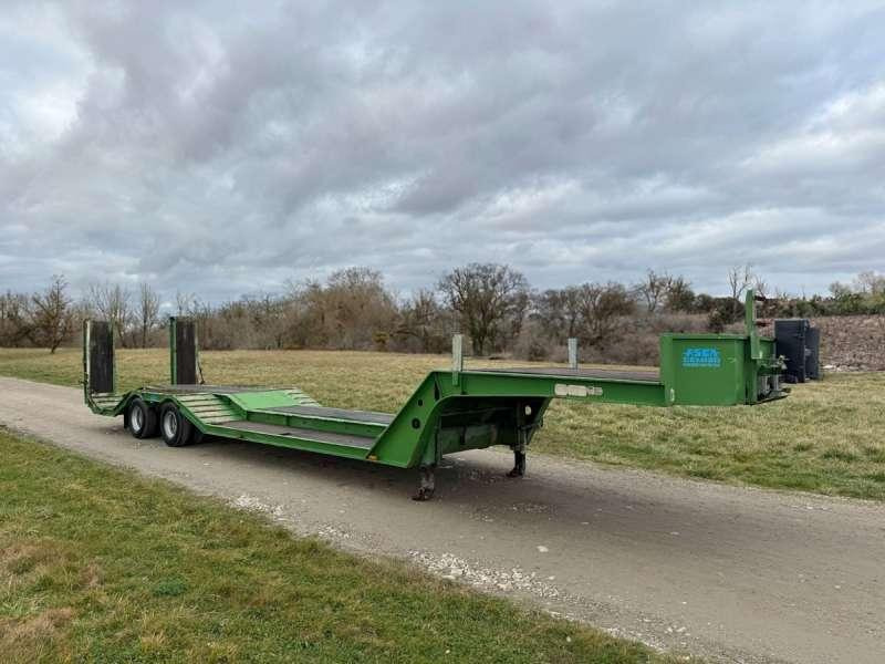Asca 2 ESSIEUX - Low loader semi-trailer: picture 1 Asca 2 ESSIEUX - Low loader semi-trailer: picture 1