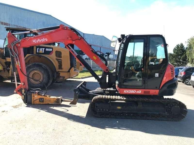 Kubota KX080-4 - Mini excavator: picture 1 Kubota KX080-4 - Mini excavator: picture 1