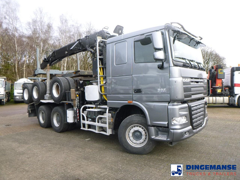DAF XF 105.510 6x4 + Loglift F281S83 crane / timber truck + dolly - Timber truck, Crane truck: picture 2 DAF XF 105.510 6x4 + Loglift F281S83 crane / timber truck + dolly - Timber truck, Crane truck: picture 2