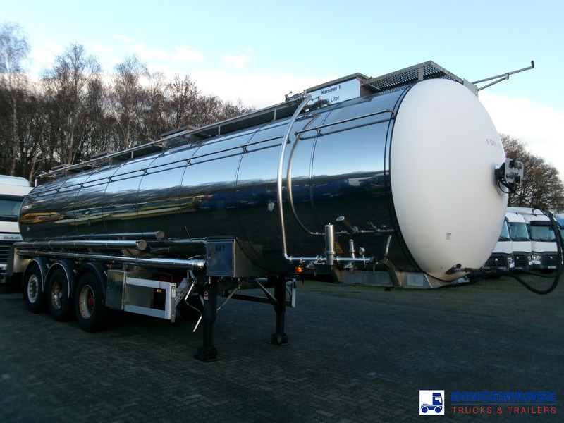 Feldbinder Chemical tank inox 33.5 m3 / 1 comp + pump - Tank semi-trailer: picture 2 Feldbinder Chemical tank inox 33.5 m3 / 1 comp + pump - Tank semi-trailer: picture 2