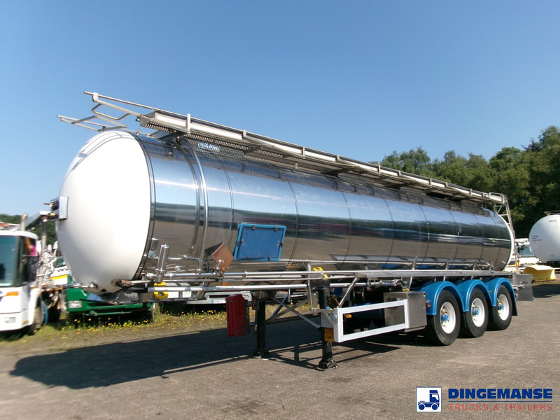 Feldbinder Chemical tank (non-ADR) inox 30 m3 / 1 comp + pump - Tank semi-trailer: picture 1 Feldbinder Chemical tank (non-ADR) inox 30 m3 / 1 comp + pump - Tank semi-trailer: picture 1
