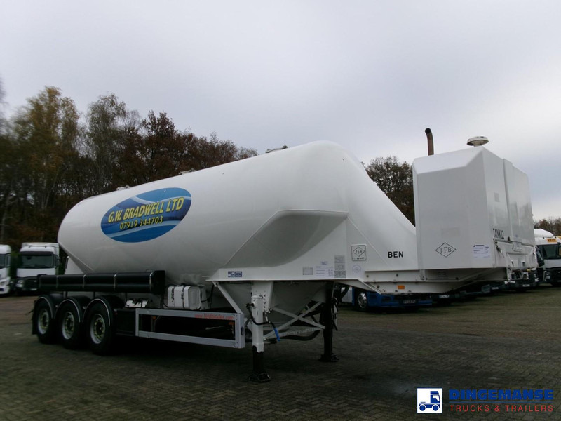 Feldbinder Powder tank alu 40 m3 / 1 comp + compressor - Tank semi-trailer: picture 2 Feldbinder Powder tank alu 40 m3 / 1 comp + compressor - Tank semi-trailer: picture 2