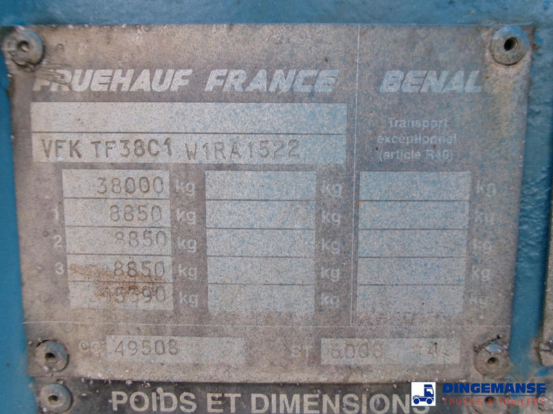 Container transporter/ Swap body semi-trailer Fruehauf Container trailer 20-30 ft + ADR: picture 10