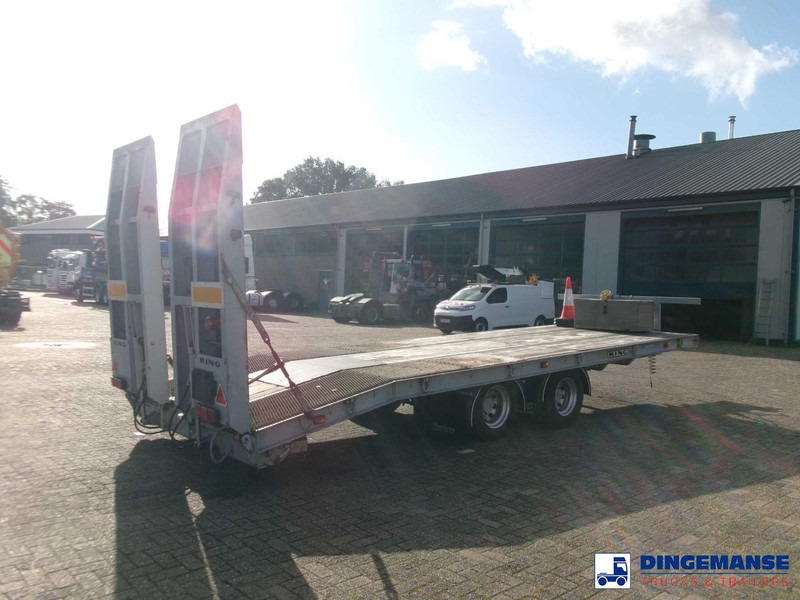 KING 2-axle platform drawbar trailer 14t + ramps - Dropside/ Flatbed trailer: picture 4 KING 2-axle platform drawbar trailer 14t + ramps - Dropside/ Flatbed trailer: picture 4