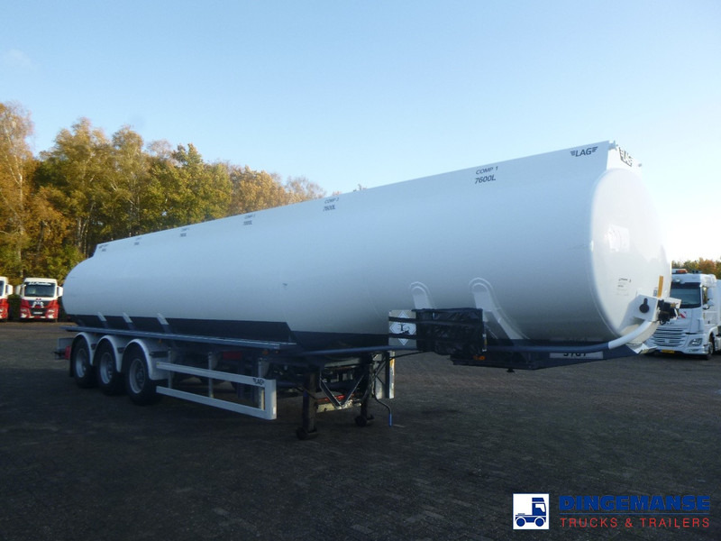 LAG Fuel tank alu 44.4 m3 / 6 comp + pump - Tank semi-trailer: picture 2 LAG Fuel tank alu 44.4 m3 / 6 comp + pump - Tank semi-trailer: picture 2