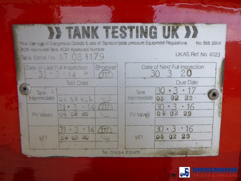 Tank semi-trailer Lakeland Fuel tank alu 42.8 m3 / 6 comp: picture 16