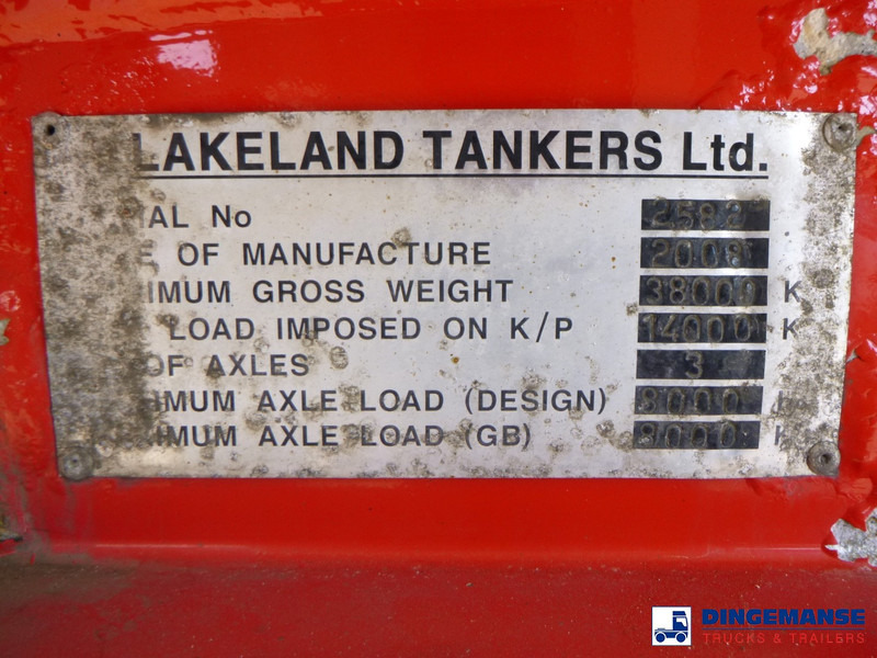 Tank semi-trailer Lakeland Fuel tank alu 42.8 m3 / 6 comp: picture 19