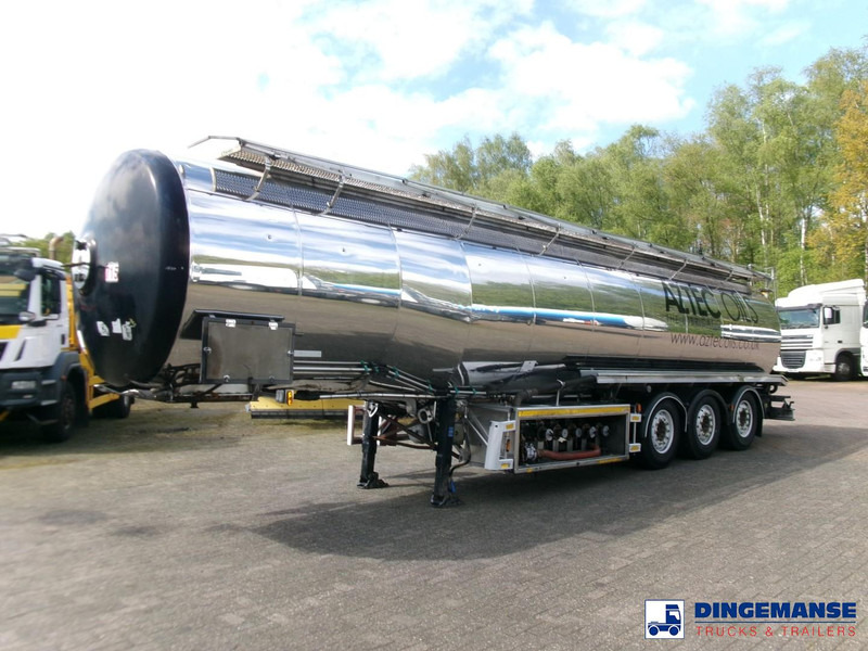 Magyar Heavy oil tank inox 37 m3 / 5 comp + pump - Tank semi-trailer: picture 1 Magyar Heavy oil tank inox 37 m3 / 5 comp + pump - Tank semi-trailer: picture 1