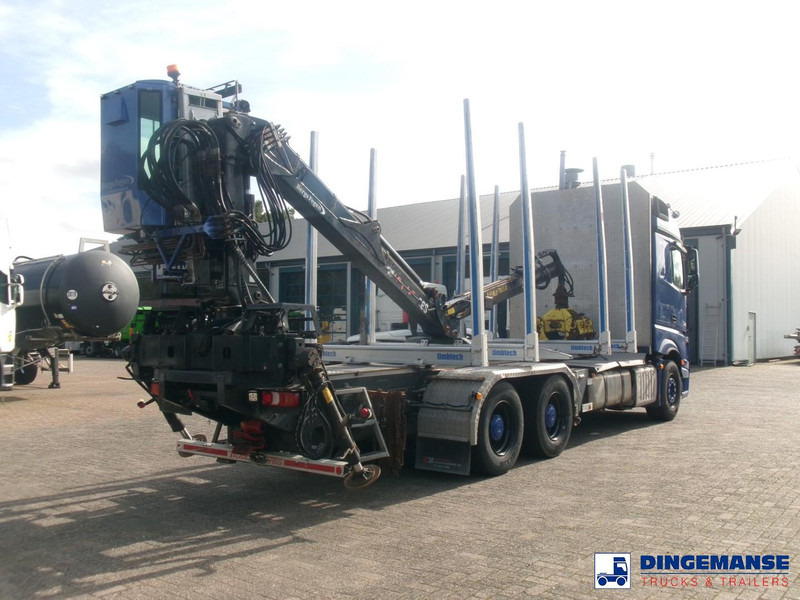 Mercedes-Benz Actros 2663 6x4 Euro 6 loglift F96 crane timber truck - Crane truck: picture 4 Mercedes-Benz Actros 2663 6x4 Euro 6 loglift F96 crane timber truck - Crane truck: picture 4